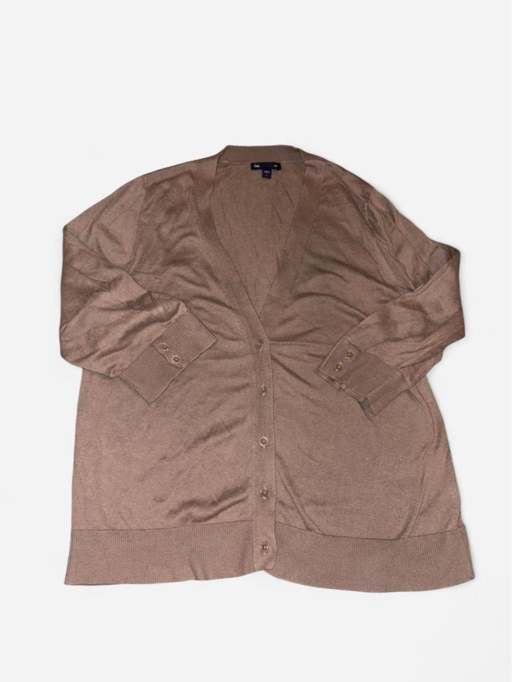 Brown button up cardigan
